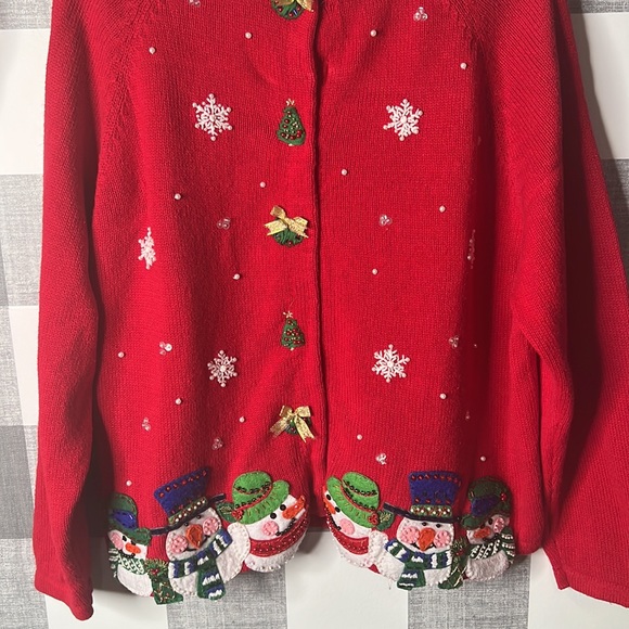 VTG Christmas Cardigan - Picture 2 of 6